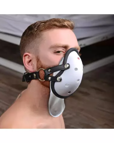 Image du Musk Athletic Cup Muzzle de XR Brands avec bretelles amovibles pour sport-3
