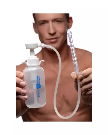 Poire à lavement Pump Action XR Brands avec embout ergonomique pour hygiène intime-6