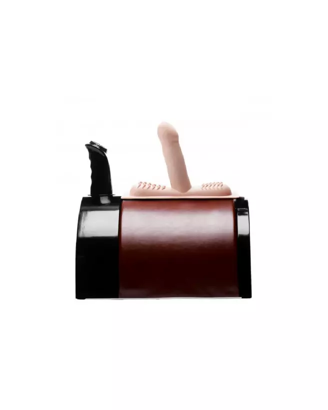 XR Brands Saddle Deluxe wheeled sex machine with double attachments-5