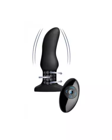 Image du stimulateur de prostate Model M Curved Rimming Plug par XR Brands-1