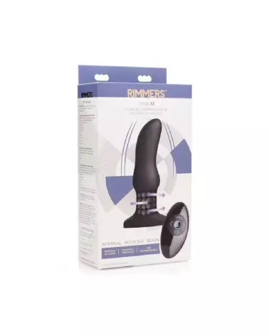 Image du stimulateur de prostate Model M Curved Rimming Plug par XR Brands-2