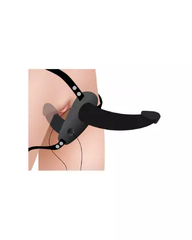 Image du Supreme Pleasure Vibrating Double Dildo with Harness par XR Brands-5