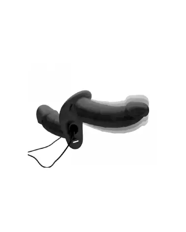 Image du Supreme Pleasure Vibrating Double Dildo with Harness par XR Brands-6