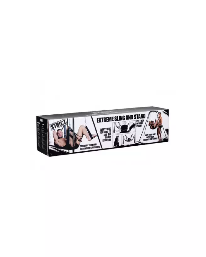 Balançoire sexuelle Extreme Sling and Stand XR Brands pour plaisir aérien et positions innovantes-2