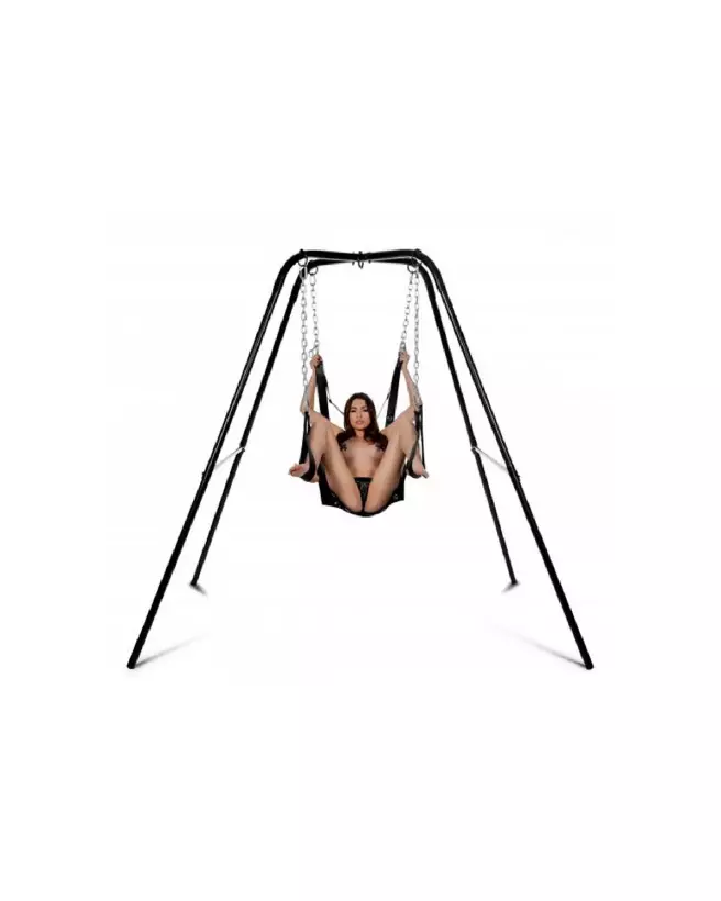 Balançoire sexuelle Extreme Sling and Stand XR Brands pour plaisir aérien et positions innovantes-3