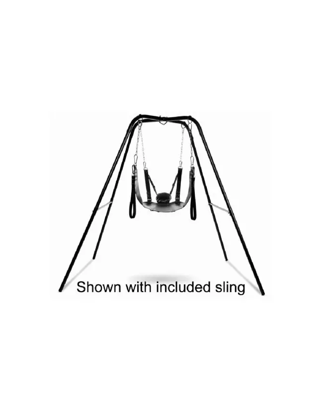 Balançoire sexuelle Extreme Sling and Stand XR Brands pour plaisir aérien et positions innovantes-7