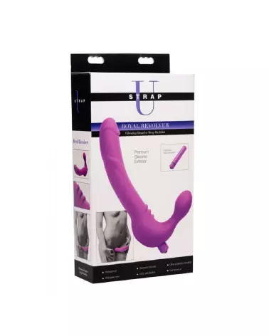 Image du Royal Rider Vibrating Silicone Strapless Strap-On par XR Brands-2