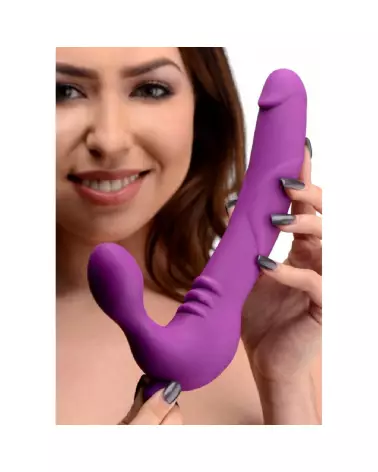 Image du Royal Rider Vibrating Silicone Strapless Strap-On par XR Brands-6