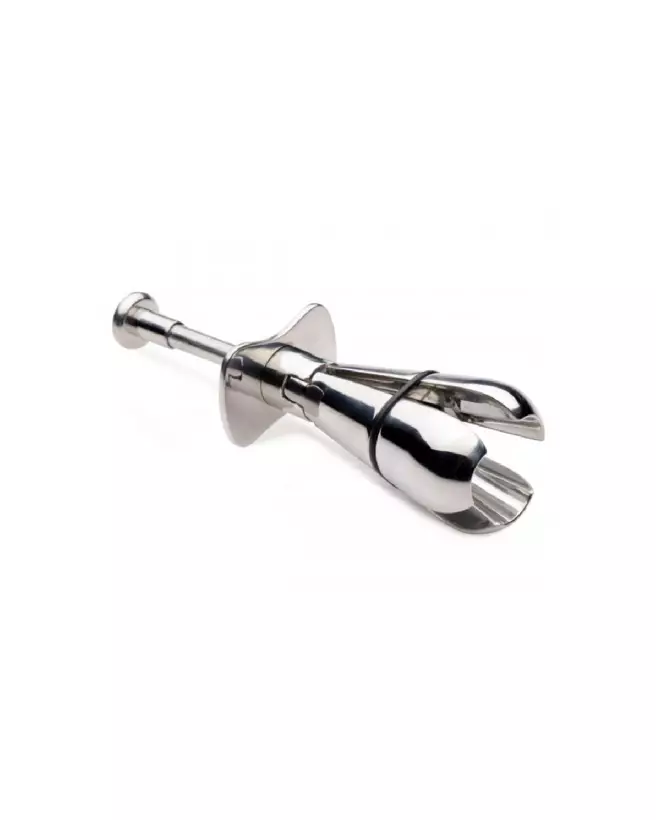 Petite Stainless Steel Butt Lock par XR Brands en métal-2