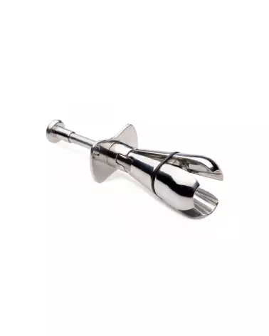 Petite Stainless Steel Butt Lock par XR Brands en métal-2