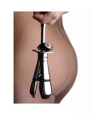 Petite Stainless Steel Butt Lock par XR Brands en métal-4