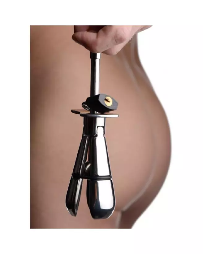 Petite Stainless Steel Butt Lock par XR Brands en métal-5