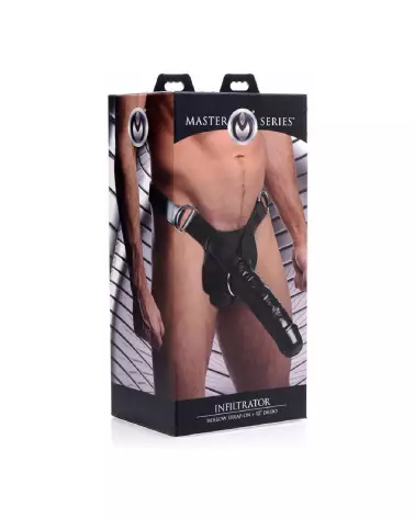 Infiltrator Hollow Strap-On de XR Brands pour hommes - Gode ceinture confortable et ergonomique-2