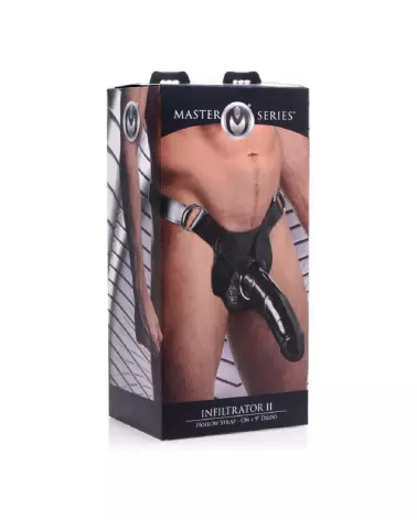 Infiltrator II Hollow Strap-On de XR Brands pour hommes-2