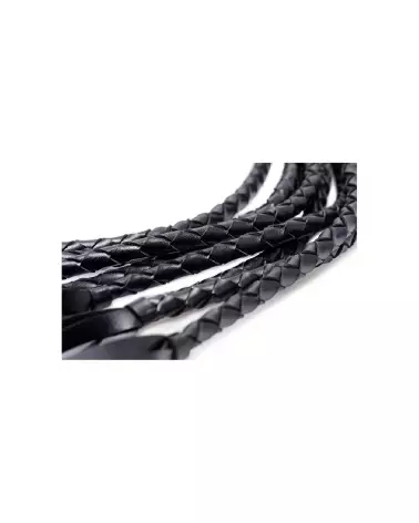Flogger tressé XR Brands pour jeux BDSM-4