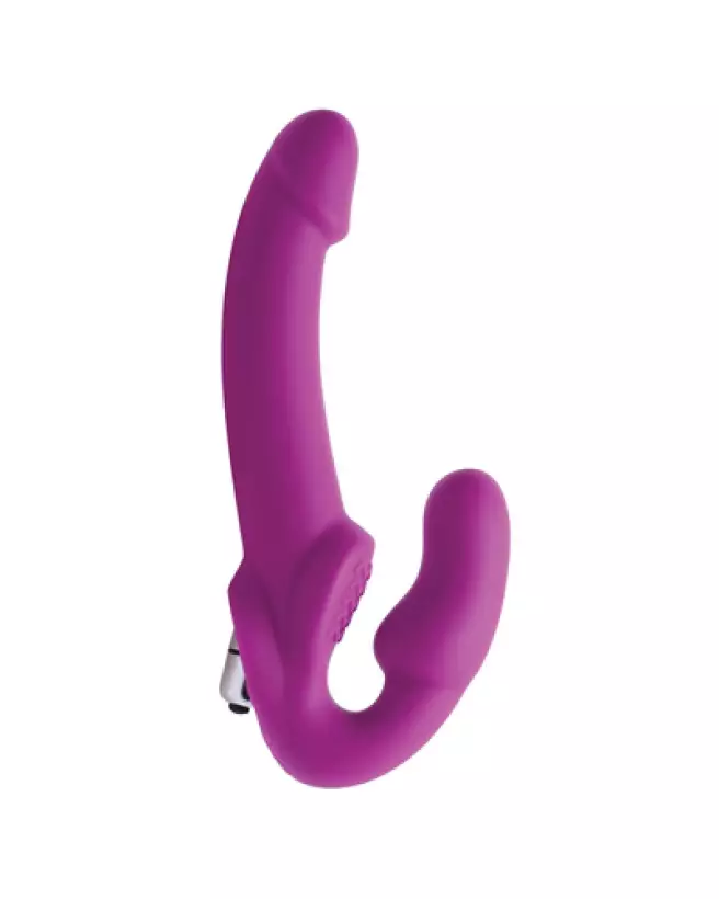 Image du Evoke Vibrating Strapless Silicone Strap On Dildo par XR Brands-1