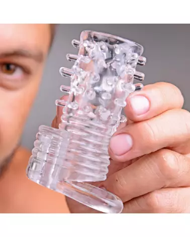 Image de la Gaine Vibrante Texturée pour Érection XR Brands-4