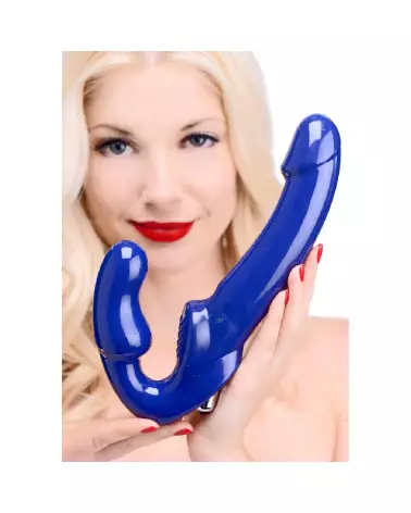 Revolver II Strapless Vibrating Dildo par XR Brands en action-7