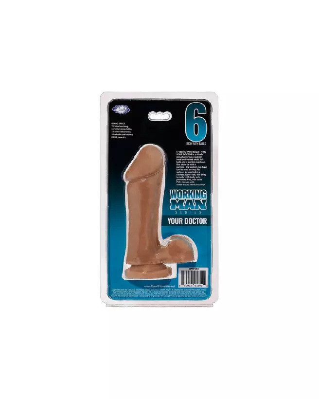 Cloud 9 Working Man Your Doctor Dildo réaliste 15 cm pour plaisir intense-3