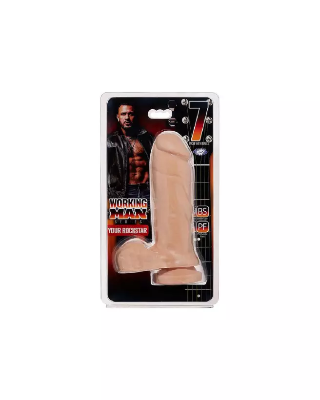 Image du Dildo Working Man de Cloud 9 - Sextoy Réaliste 18 cm-2