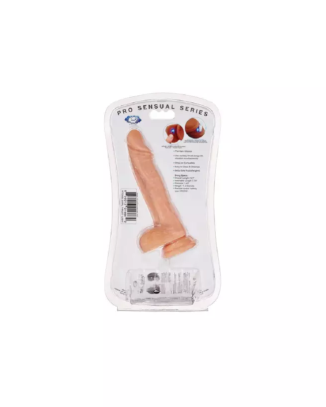 Image du dildo Pro Sensual Swirl Thrust de Cloud 9, sextoy réaliste 18 cm-3