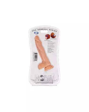 Image du dildo Pro Sensual Swirl Thrust de Cloud 9, sextoy réaliste 18 cm-3