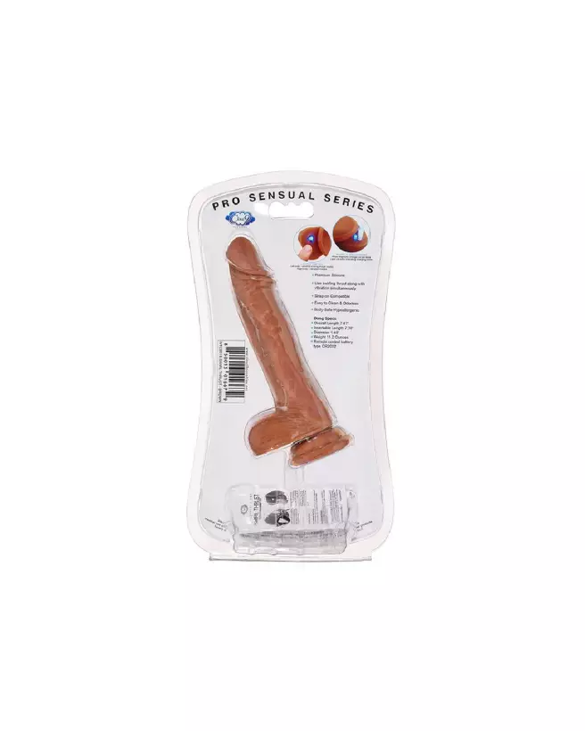 Image du Cloud 9 Pro Sensual Swirl Thrust, dildo réaliste de 18 cm-3
