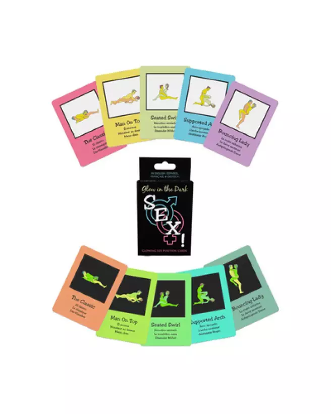 Image des Cartes Sexuelles Phosphorescentes de KHEPER GAMES pour jeux de couple-1