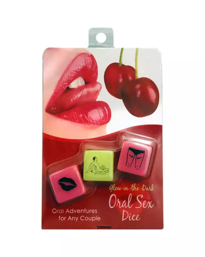 Image des dés érotiques phosphorescents de KHEPER GAMES pour jeux de couple-1