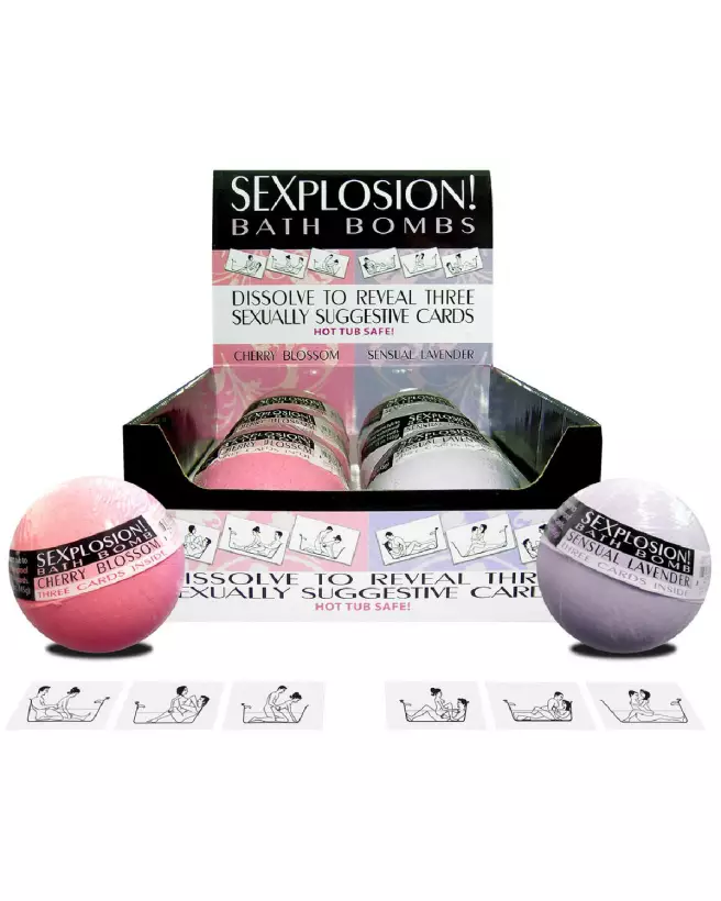 Image des Sexplosion Bath Bombs par KHEPER GAMES, accessoires romantiques pour couples-2