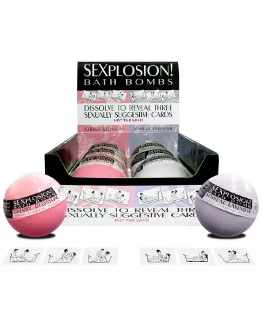 Image des Sexplosion Bath Bombs par KHEPER GAMES, accessoires romantiques pour couples-2