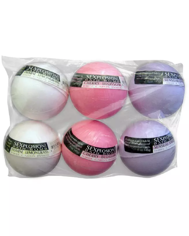 Image des Sexplosion Bath Bombs par KHEPER GAMES, accessoires romantiques pour couples-3