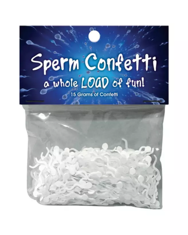 Image de confettis en forme de spermatozoïdes de KHEPER GAMES pour EVJF et soirées festives-1