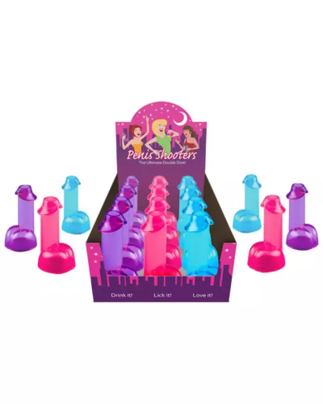Set de 12 Shooters Penis KHEPER GAMES pour soirée EVJF et fêtes-1