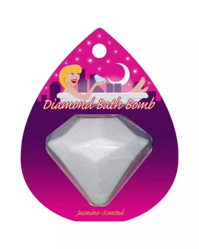 Bombe de Bain Diamant KHEPER GAMES pour Amoureux - Accessoire de Luxe pour Bain Romantique-1