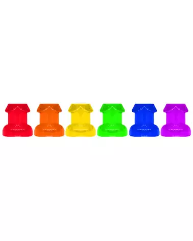 Set de verres à shot multicolores KHEPER GAMES pour EVJF et fêtes-1