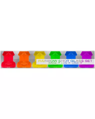 Set de verres à shot multicolores KHEPER GAMES pour EVJF et fêtes-2