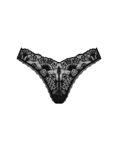String Donna Dream noir Obsessive - Lingerie fine et élégante-11