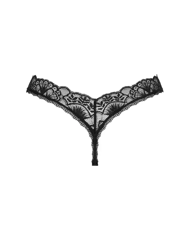 String Donna Dream noir Obsessive - Lingerie fine et élégante-12