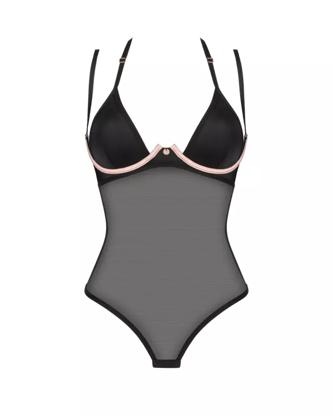 Body Selinne Noir Obsessive - Lingerie de Luxe pour Femme-7