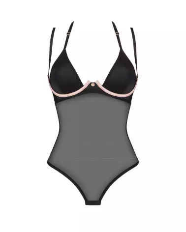 Body Selinne Noir Obsessive - Lingerie de Luxe pour Femme-7