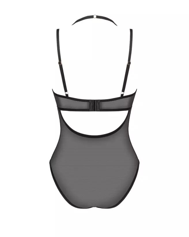 Body Selinne Noir Obsessive - Lingerie de Luxe pour Femme-8