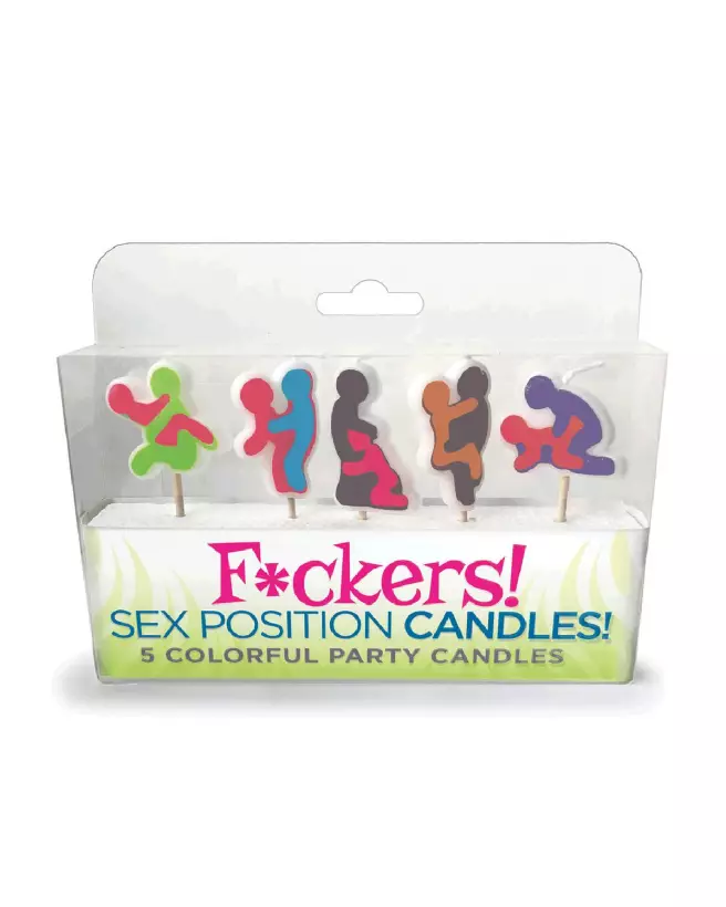 Image des Bougies F*Ckers! Sex Position de Little Genie, parfaites pour EVJF et soirées festives-2