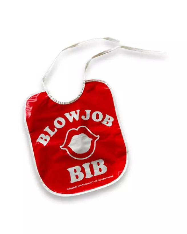 Image du Blow Job Bib de Little Genie, cadeau humoristique pour couples-1