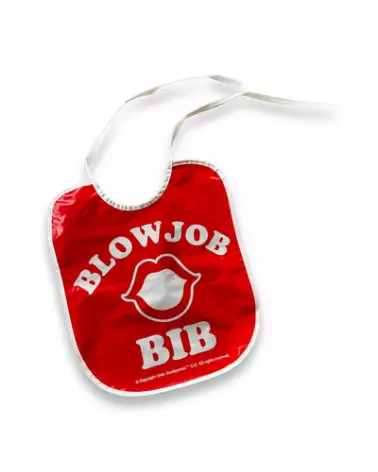 Image du Blow Job Bib de Little Genie, cadeau humoristique pour couples-1