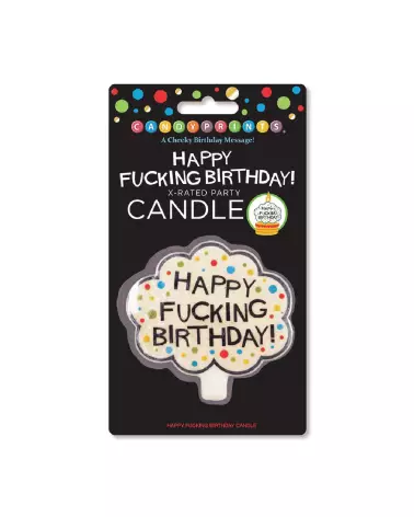 Image de la bougie X-Rated Birthday de Little Genie pour EVJF et fêtes adultes-3