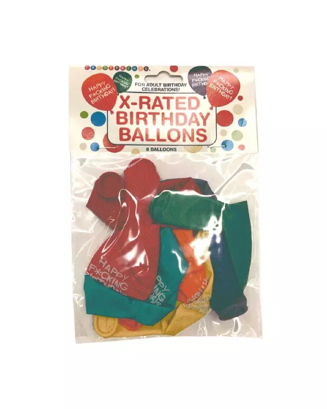 Ballons X-Rated Birthday Little Genie pour fêtes et EVJF-2