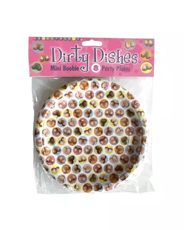Assiettes Dirty Boob Little Genie pour EVJF et soirées festives-2