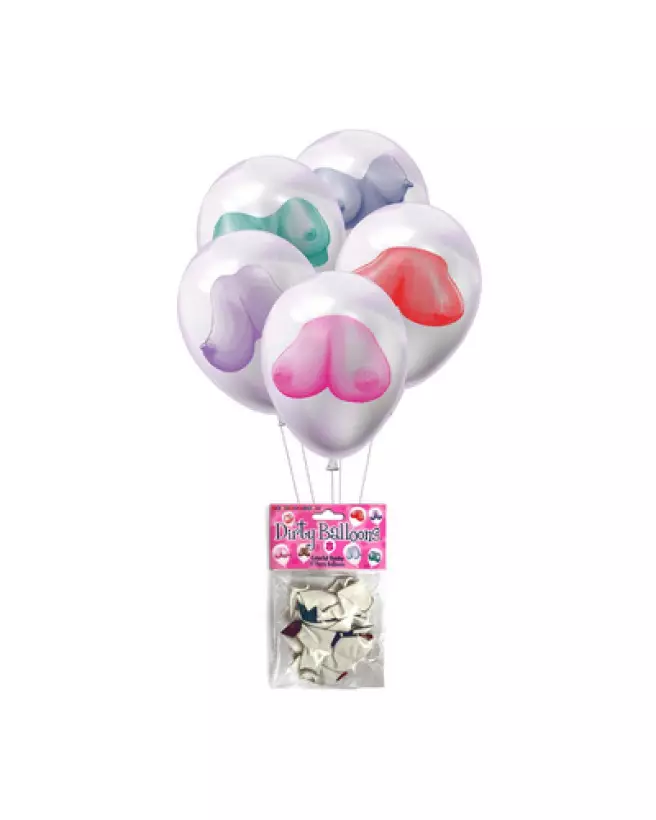 Image de ballons Dirty Boob de Little Genie pour EVJF et soirées festives-1