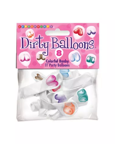 Image de ballons Dirty Boob de Little Genie pour EVJF et soirées festives-2